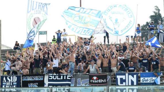 Attesi 800 tifosi del Pescara al Del Duca