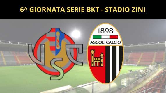 CREMONESE-ASCOLI: LE ULTIME E LE PROBABILI FORMAZIONI