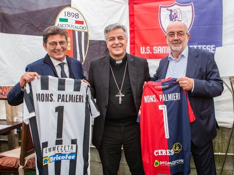 Ascoli e Samb al pranzo organizzato dalla Diocesi
