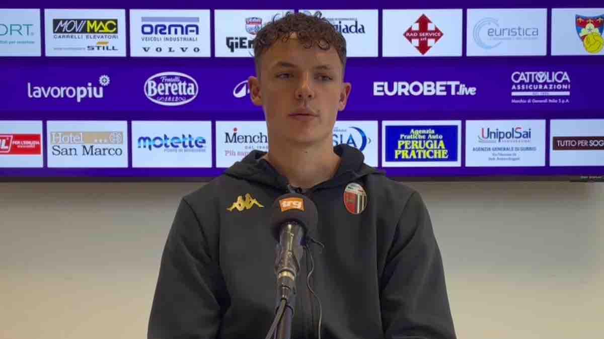 Gubbio-Ascoli 1-3, Oviszach: "Felice per il gol e per come ha festeggiato la squadra"