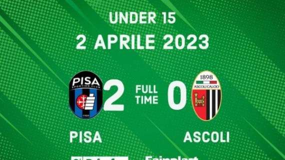 Under 15: Pisa- Ascoli 2-0