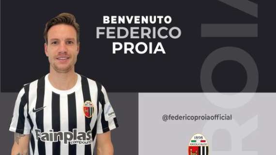 UFFICIALE - Federico Proia è un nuovo giocatore dell'Ascoli