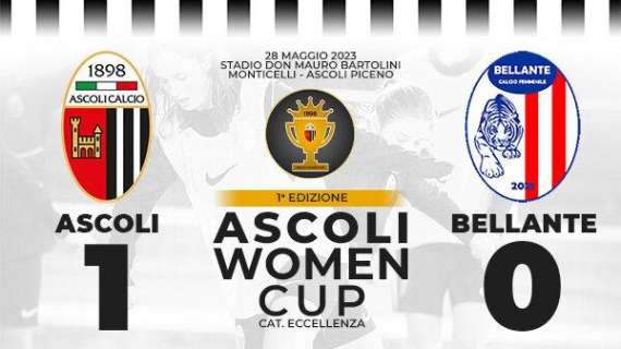 ASCOLI WOMEN CUP: ASCOLI-BELLANTE 1-0