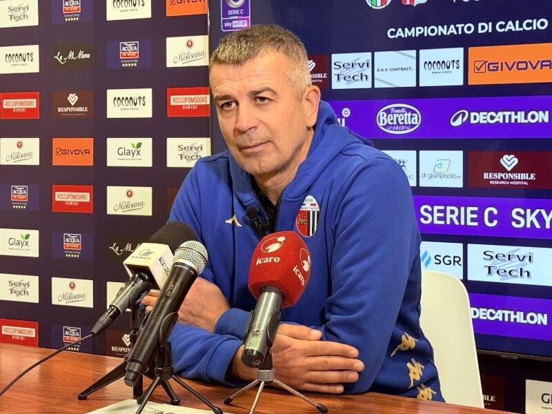 Rimini-Ascoli 0-2, Tomei: "La prestazione della squadra mi rende felice"