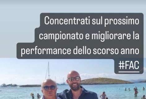 Pulcinelli e Bucchi insieme a Formentera: “Concentrati sul prossimo campionato per migliorare la performance della scorsa stagione”