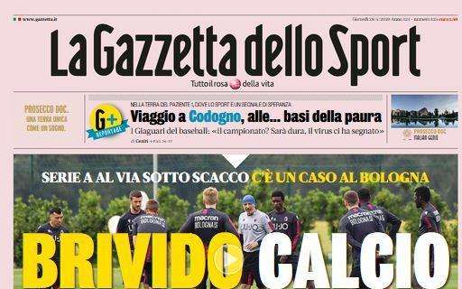 La Gazzetta dello Sport: "Brivido calcio"