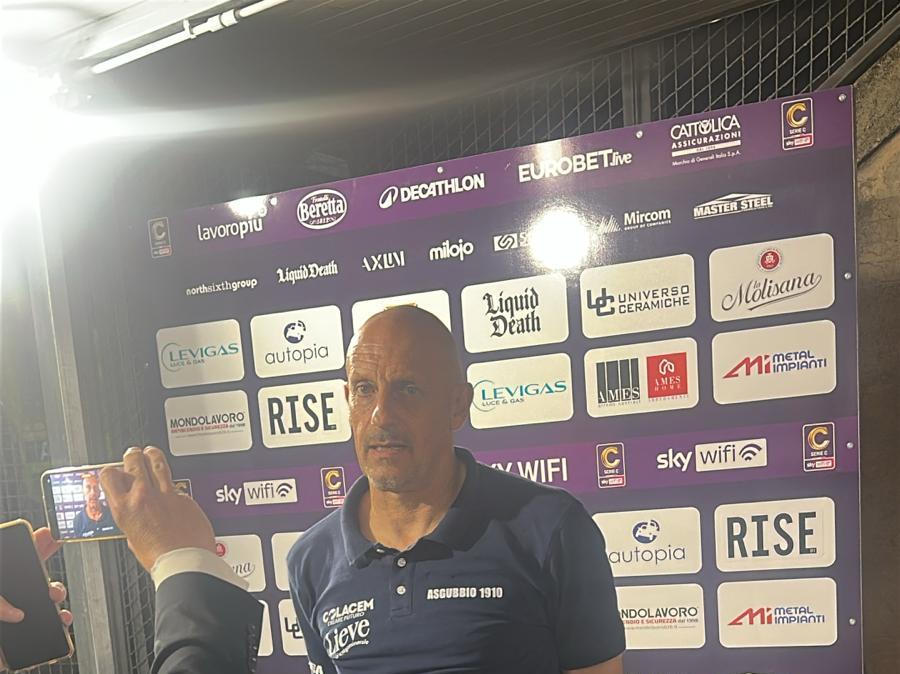 Ascoli-Gubbio 1-1, Di Carlo: "Non è da tutti portare via un punto da Ascoli"