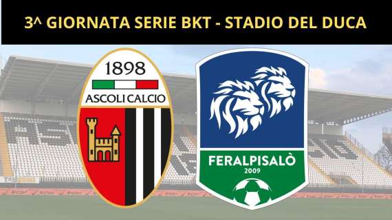 ASCOLI-FERALPISALO' 3-0: PRIMI TRE PUNTI PER IL PICCHIO