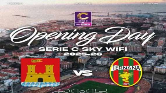 Livorno-Ternana è l'opening day della Serie C Sky WiFi 2025-26