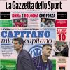 PRIMA PAGINA - Gazzetta dello Sport: "Capitano mio capitano"
