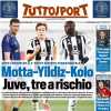 Quarto posto fondamentale, Tuttosport: "Motta-Yildiz-Kolo: Juve, tre a rischio"