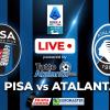 DIRETTA PISA-ATALANTA Frana Gomme Madone, segui il live dalle 20.45
