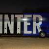ESCLUSIVA TA, FOTO - L’arrivo dell'Inter ieri sera al Winter Garden Hotel di Grassobbio 