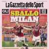 L’apertura de La Gazzetta dello Sport apre con il derby: “Sballo Milan”