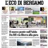 PRIMA PAGINA – L'Eco di Bergamo: "Ederson ai saluti Atalanta regina delle plusvalenze"