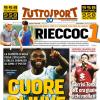 PRIMA PAGINA - TuttoSport: "Cuore di Juve"