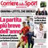 La prima pagina del Corriere dello Sport su Udinese-Roma: "La partita più breve dell'anno"