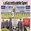 PRIMA PAGINA - La Gazzetta dello Sport: "Inter 3 schiaffi ma in campionato è a +7"