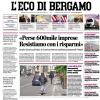 PRIMA PAGINA – L'Eco di Bergamo: "Piace molto Sarri per la panchina ma c'è pure il Napoli"