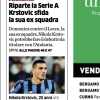 PRIMA PAGINA - L’Eco di Bergamo: "Riparte la Serie A. Krstovic sfida la sua ex squadra"