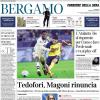 PRIMA PAGINA - Corriere di Bergamo: "L’Atalanta-bis al risparmio per Como e Juve. Perde male e va ai play-off"