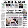 PRIMA PAGINA - L'Eco di Bergamo: "L'Atalanta stasera sfida il Borussia"