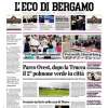 L'Eco di Bergamo in prima pagina: "Atalanta-Gasp, accordo vicino"