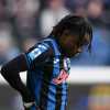 Atalanta, si ferma Lookman: problema al tendine d'Achille destro, in dubbio per la Roma