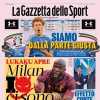 La Gazzetta dello Sport in prima pagina: "Lukaku apre: Milan, io ci sono"