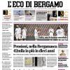 PRIMA PAGINA - L'Eco di Bergamo: "Italia, una delusione mondiale"