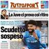 Billing risponde a Dimarco, 1-1 fra Napoli e Inter. L'apertura d Tuttosport: "Scudetto sospeso"