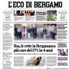 PRIMA PAGINA – L'Eco di Bergamo: "L'Atalanta saluta con un pareggio"