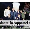 PRIMA PAGINA - L’Eco di Bergamo: "Atalanta, la coppa nel marmo"