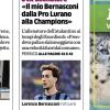 PRIMA PAGINA - L’Eco di Bergamo: "Il mio Bernasconi dalla Pro Lurano alla Champions"