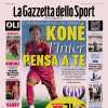 PRIMA PAGINA - La Gazzetta dello Sport: "Koné, l’Inter pensa a te"