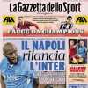 Pari Udinese, Conte frena ancora. La Gazzetta dello Sport apre: "Il Napoli rilancia l'Inter"