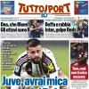 PRIMA PAGINA - Tuttosport: "Dea, che Blues! Gli ottavi sono lì"