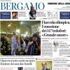 PRIMA PAGINA - Corriere di Bergamo:  Il dopo Lookman (con conti in attivo)