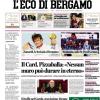 PRIMA PAGINA - L'Eco di Bergamo: "Atalanta, solo 0-0 col Genoa"