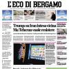 PRIMA PAGINA - L'Eco di Bergamo: "Svolta Atalanta, il nuovo stemma dal 22 maggio"