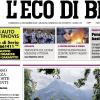 PRIMA PAGINA - L'Eco di Bergamo: "Trasfera col Genoa, missione vittoria"
