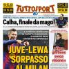 PRIMA PAGINA - TuttoSport: "Juve-Lewa sorpasso al Milan"
