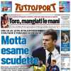 Juventus, questa sera arriva l'Atalanta. L'apertura di Tuttosport: "Motta esame scudetto"