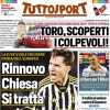 Tuttosport in prima pagina sulla Juventus: "Rinnovo Chiesa, si tratta a oltranza"