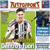PRIMA PAGINA - Tuttosport: "Juve scudetto: Dentro o fuori"