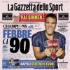 PRIMA PAGINA - La Gazzetta dello Sport: "Febbre a 90"