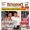 Tuttosport oggi in apertura su Vlahovic e il problema del gol: "Imparo da Nole"