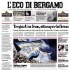 PRIMA PAGINA – L'Eco di Bergamo: "Conference, l'Atalanta sarà testa di serie n. 1"