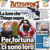 Tuttosport apre: "La Juve che sogna Thiago Motta". Già i primi colpi di mercato