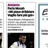 PRIMA PAGINA - L’Eco di Bergamo: "Parla Musah: 'Mi piace dribblare. Voglio fare più gol'"